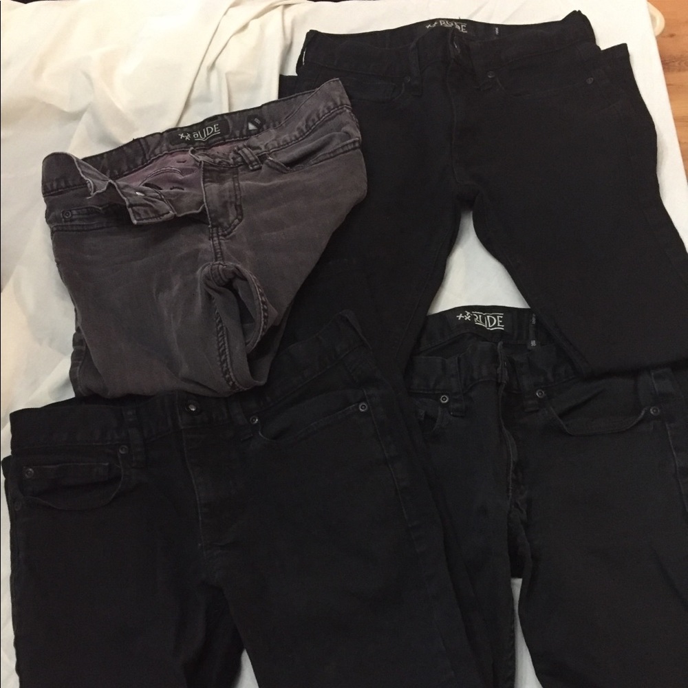 Men’s rude hot topic skinny 28/30 goth Emo punk